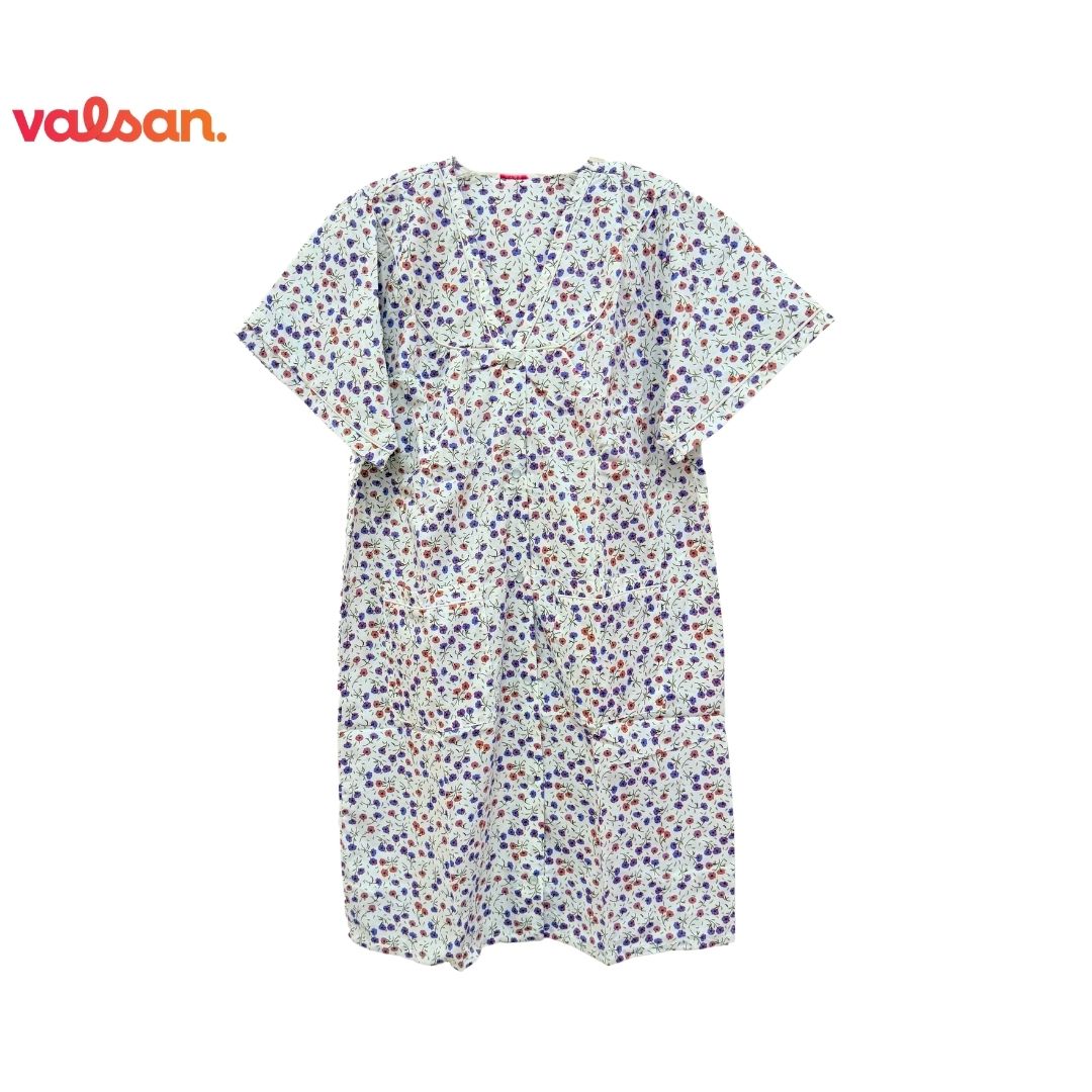 Women's Gown with Button