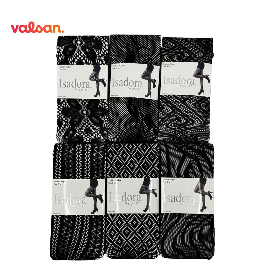 Women's Fishnet Stocking with Design