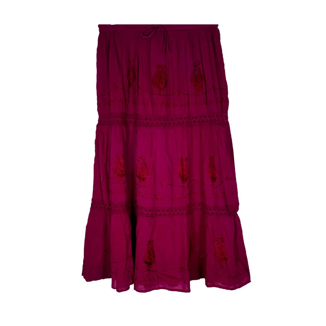 Indian Long Cotton Skirt
