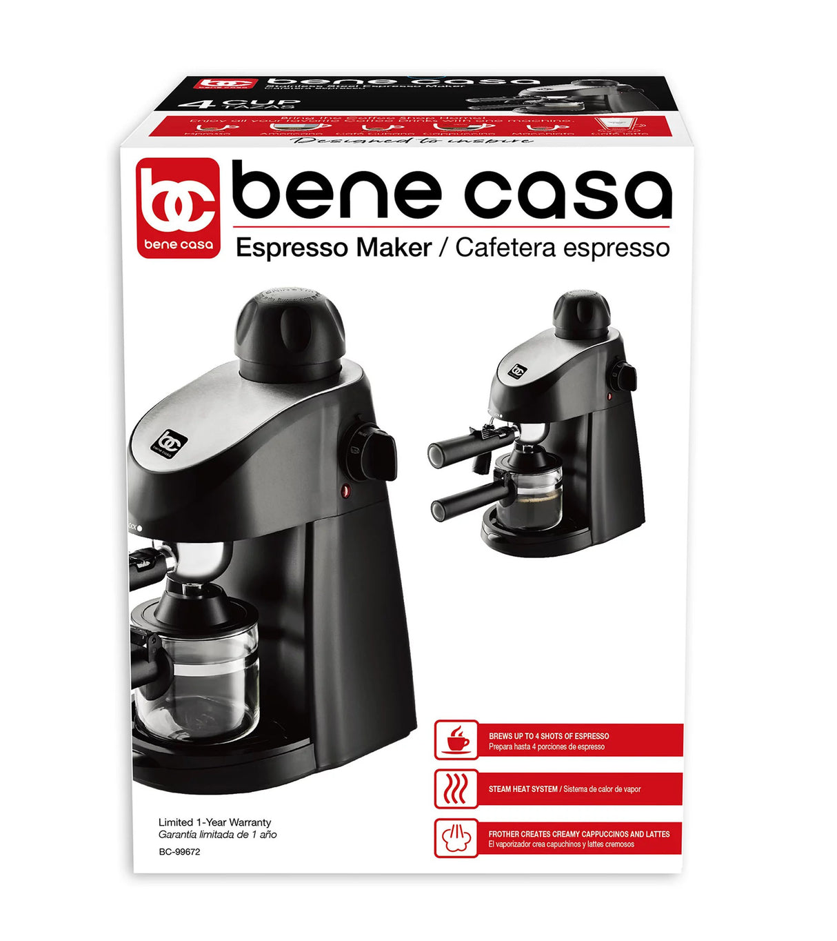 BC, Cafetera Elétrica, 4 Tazas