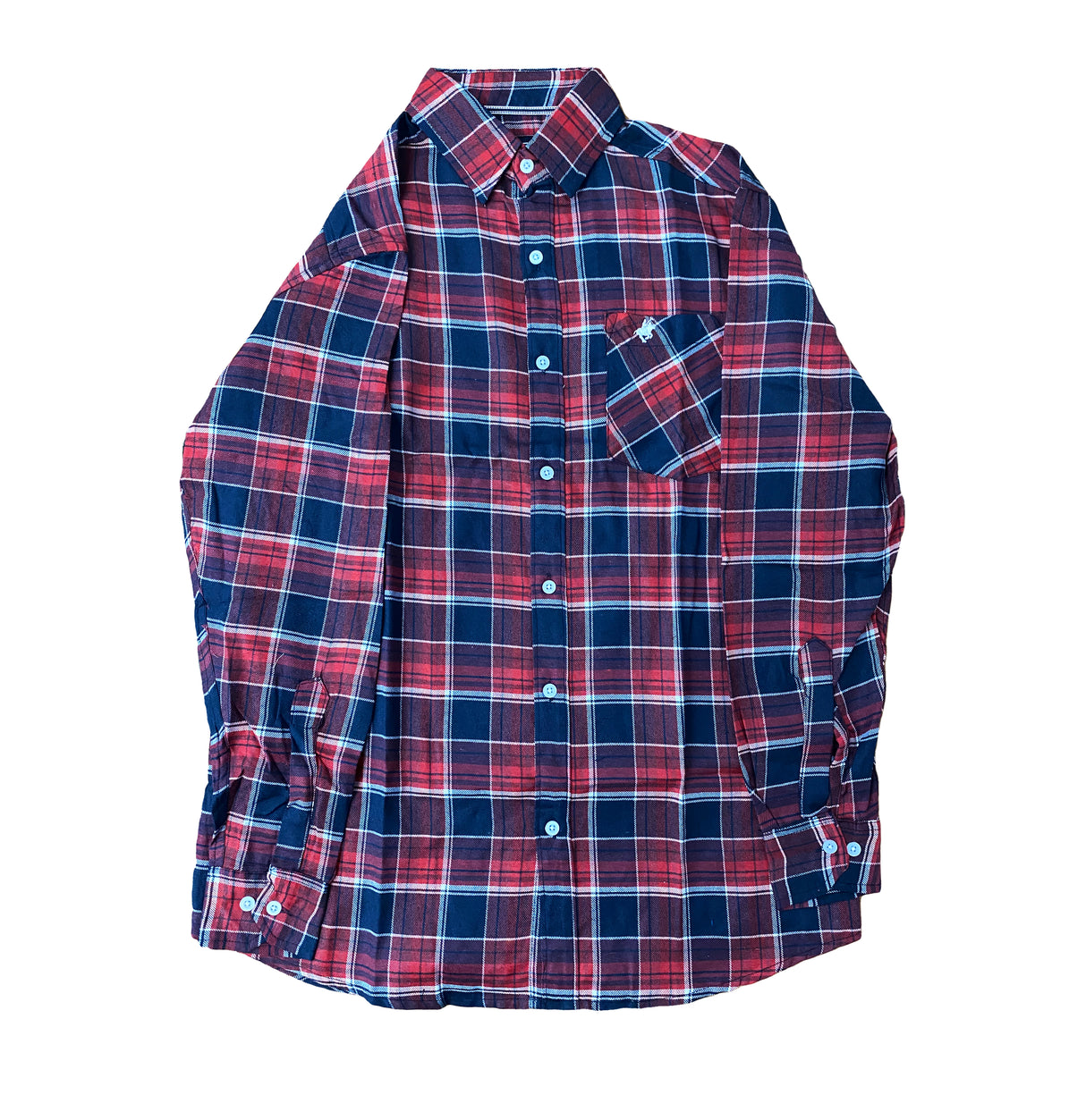 Camisa de Cuadros Mangas Largas