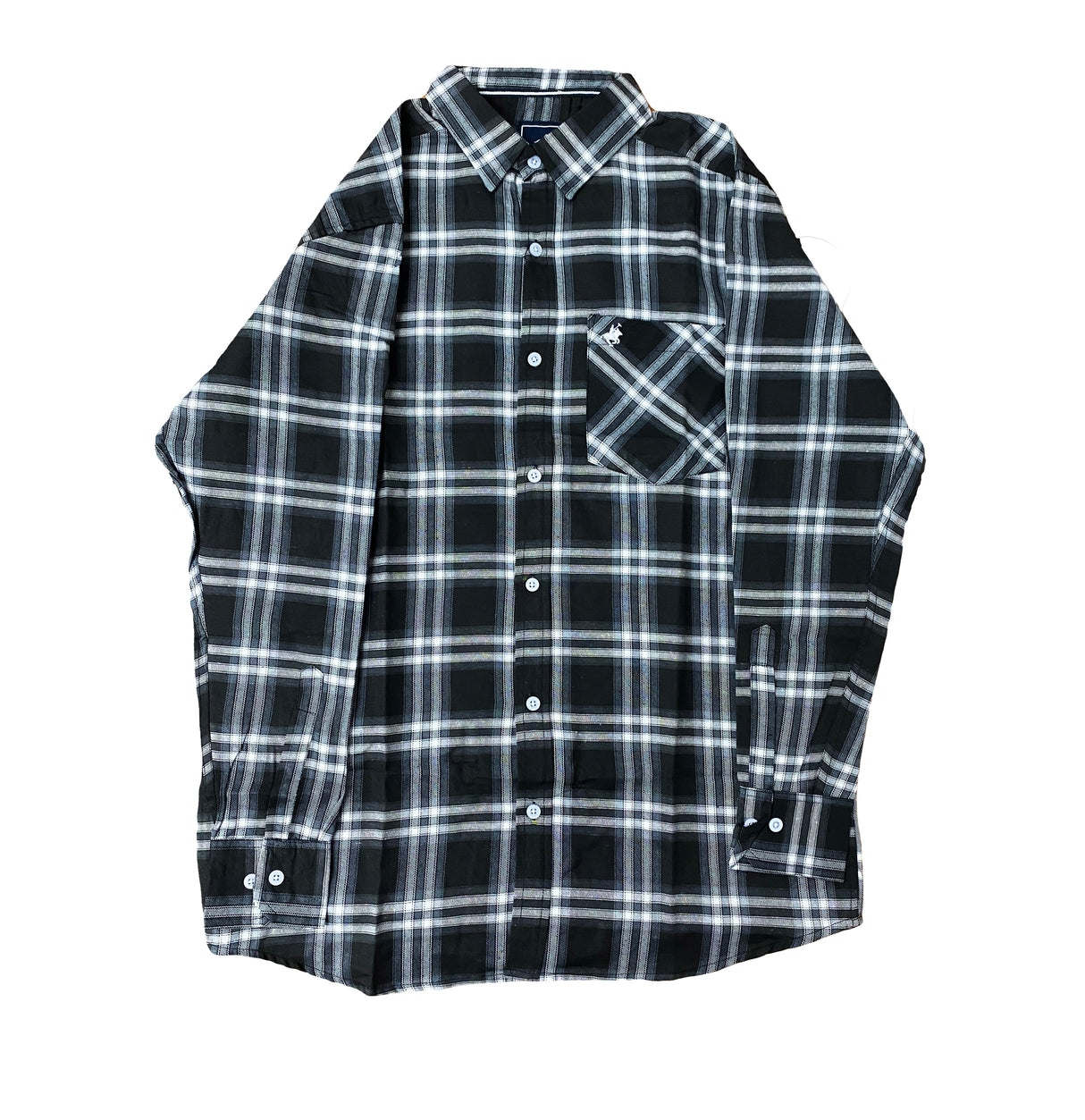 Camisa de Cuadro Mangas Largas de Hombre