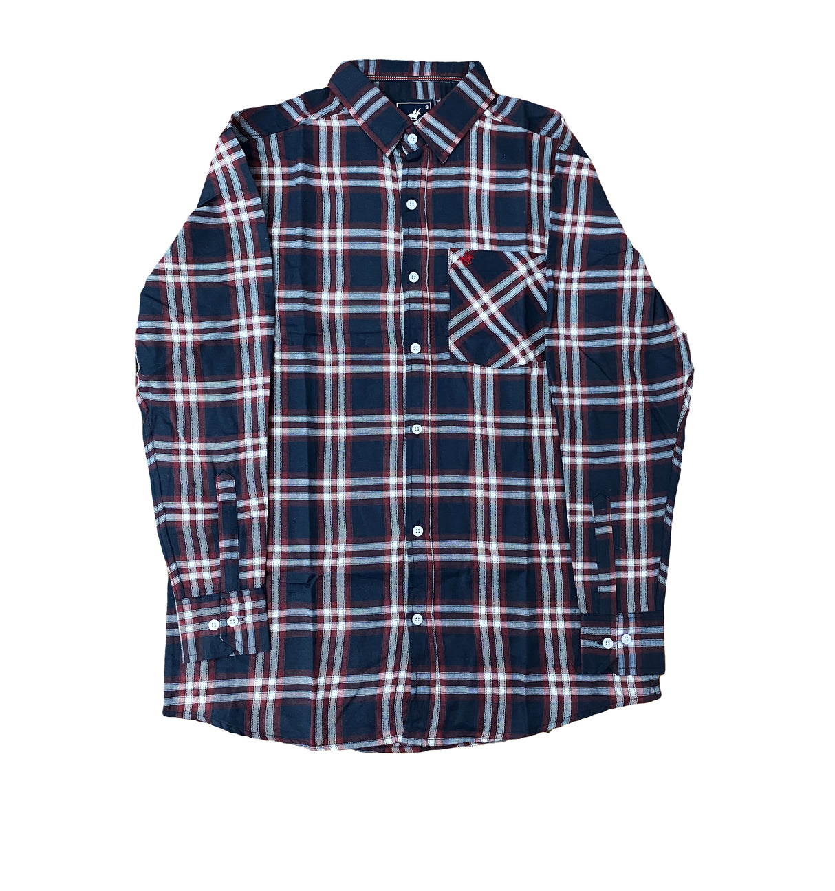 Camisa de Cuadro Mangas Largas de Hombre