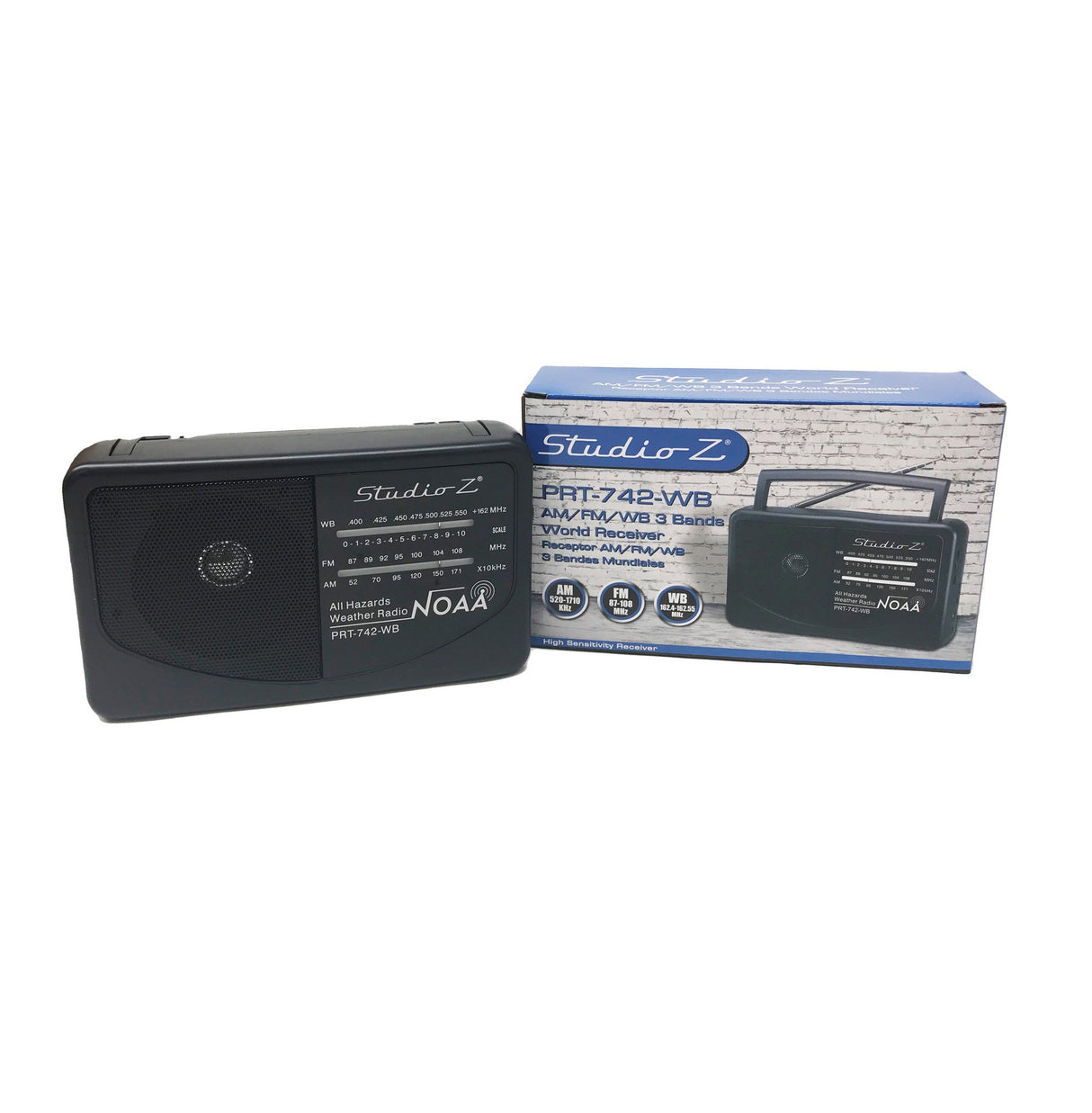 Studio Z, Radio AM/FM, Negro de 3 Bandas