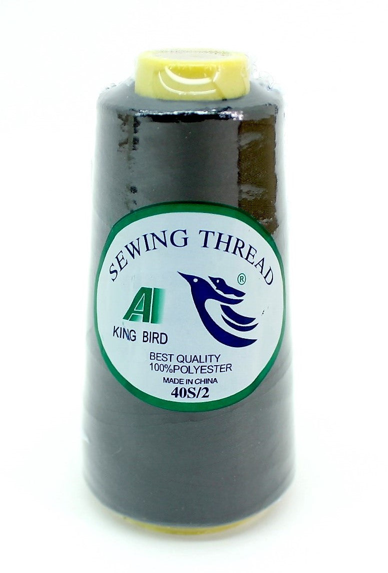 Black Thread Cone, 100% Polyester
