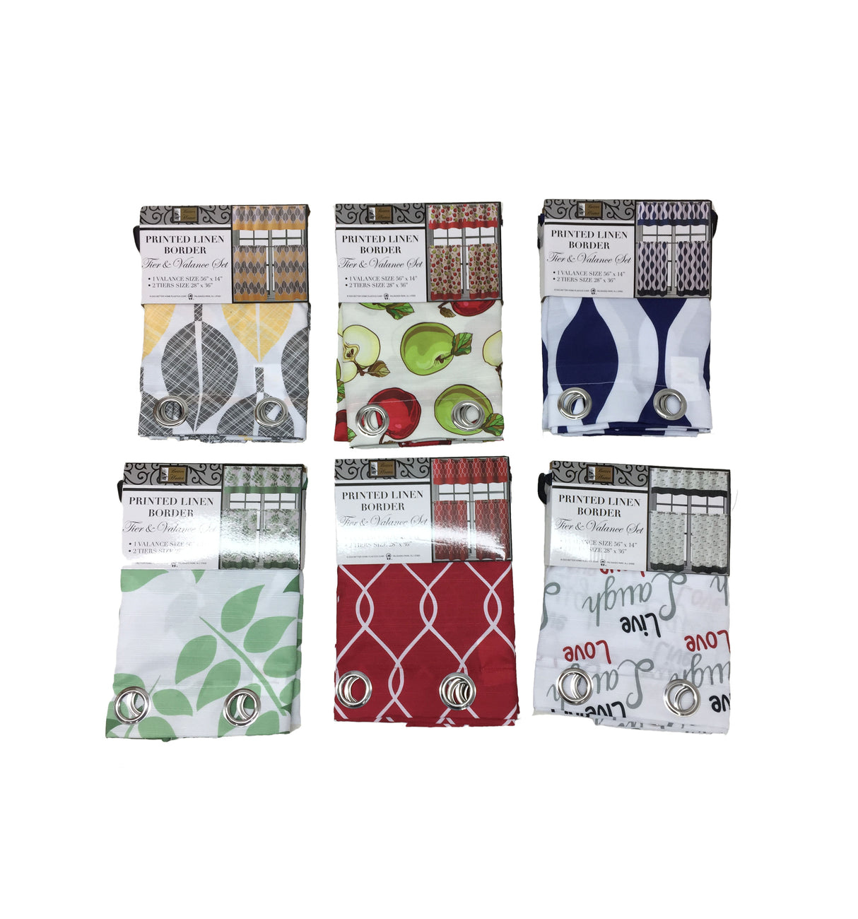 Better Home, Cortinas para la Cocina, 56" x 14"