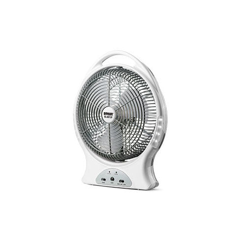 Ludger, Ventilador Recargable con Linterna y Salida USB 12"