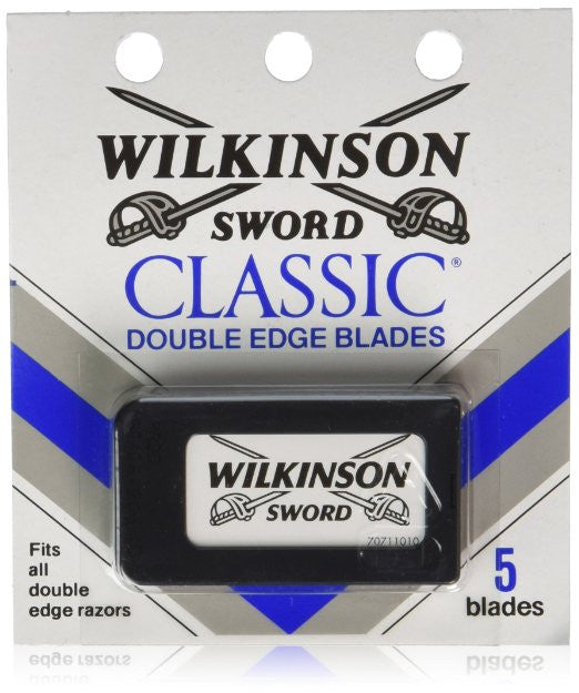 5 Wilkinson Sword Classic Double Edge Safety Razor Blades - Valsan Inc