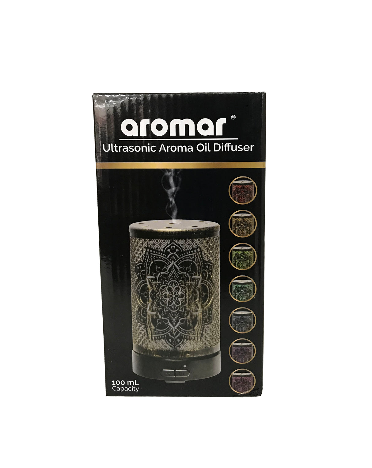 Aromar, Lámpara Aromática, Negra