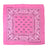 Paisley Classic 100% Cotton Pink Bandana- Valsan Inc