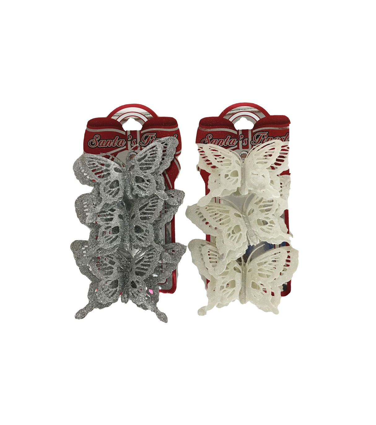 Mariposas, Adorno Navideño, 3 Pcs