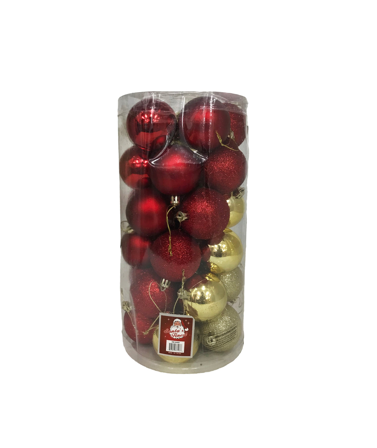 Christmas Ornament, Plastic Balls for the Tree, 30 Pcs