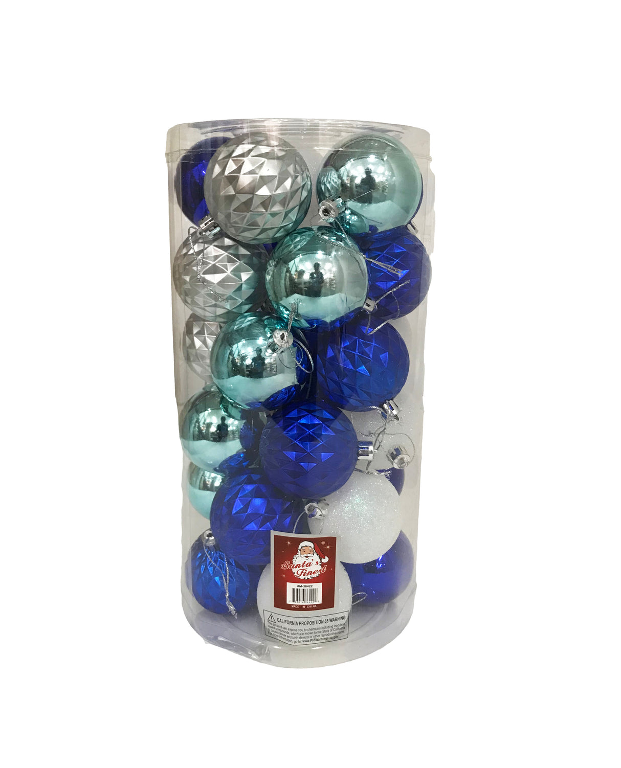 Christmas Ornament, Plastic Balls for the Tree, 30 Pcs