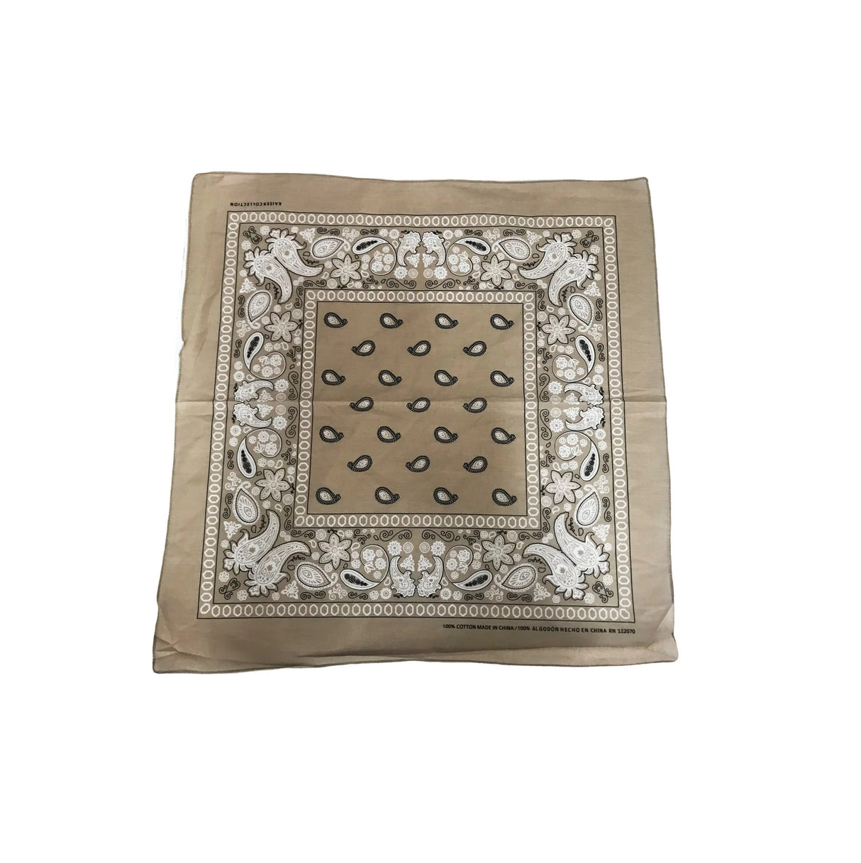 Bandana Classica en Variedad de Colores, 100% Algodón