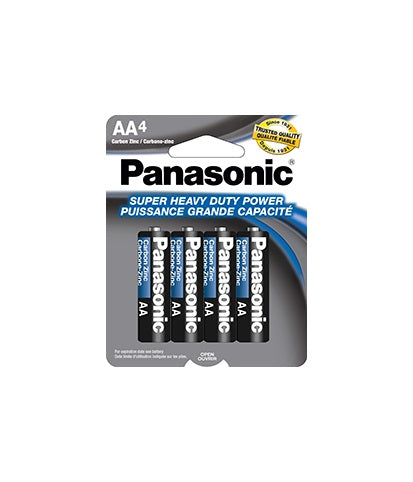 Panasonic Super Heavy Duty Power “AA” 4 Count Batteries