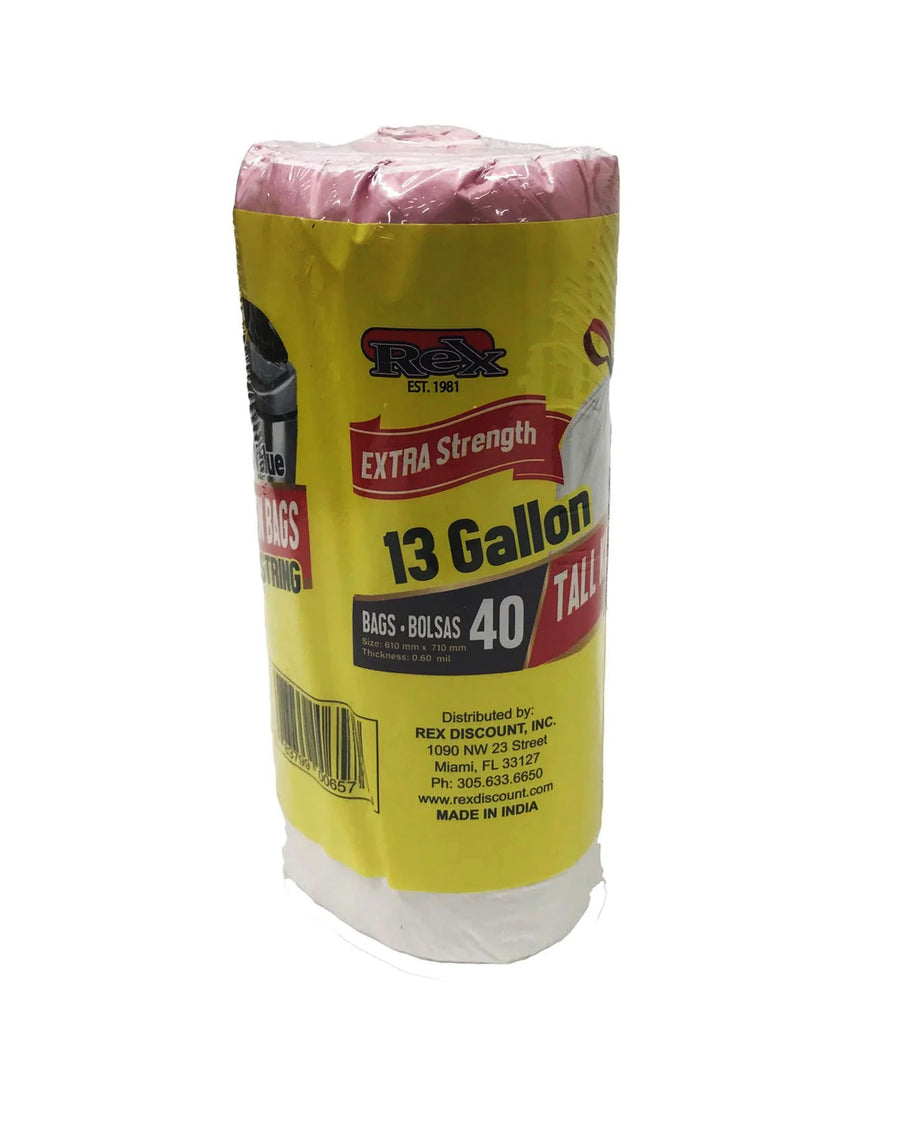 Rex, Rollo de Bolsas para Basura, Blanca