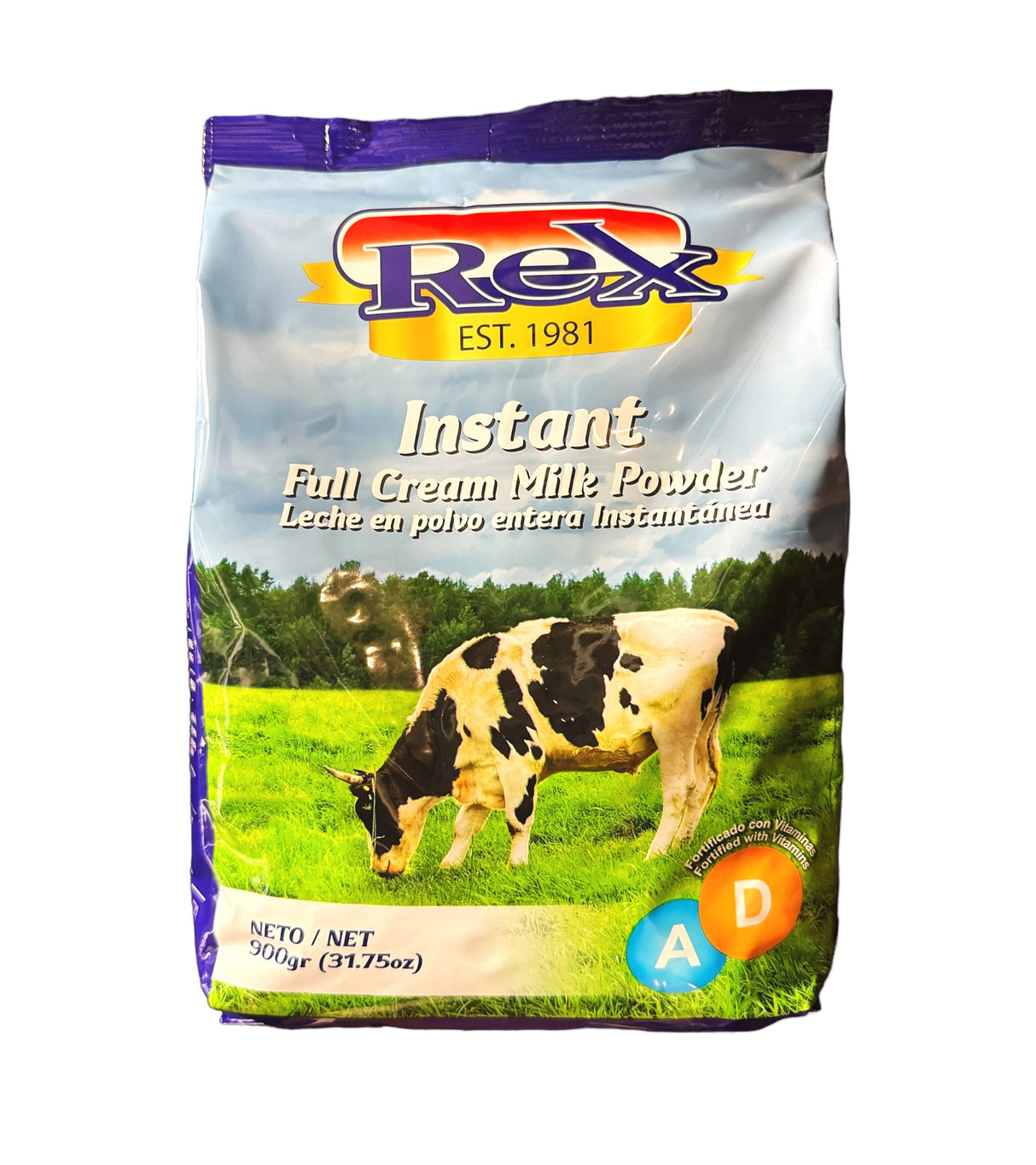 Rex, Leche Entera Instantánea, 31.75oz