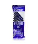 Dorco, Paquete de Cuchillas Desechables, 10 Pcs