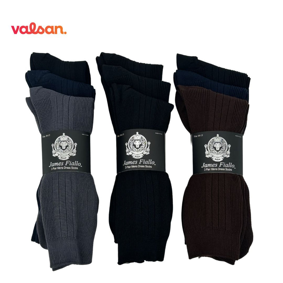 Medias de Vestir para hombre  3 Pairs Asst. Colors
