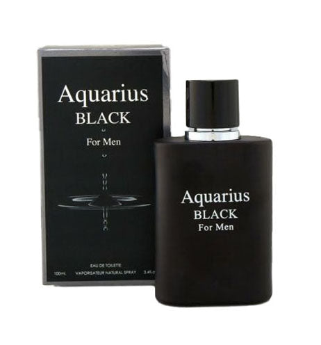 Aquarius Black for Men, Perfume De Hombre, 3.4 oz