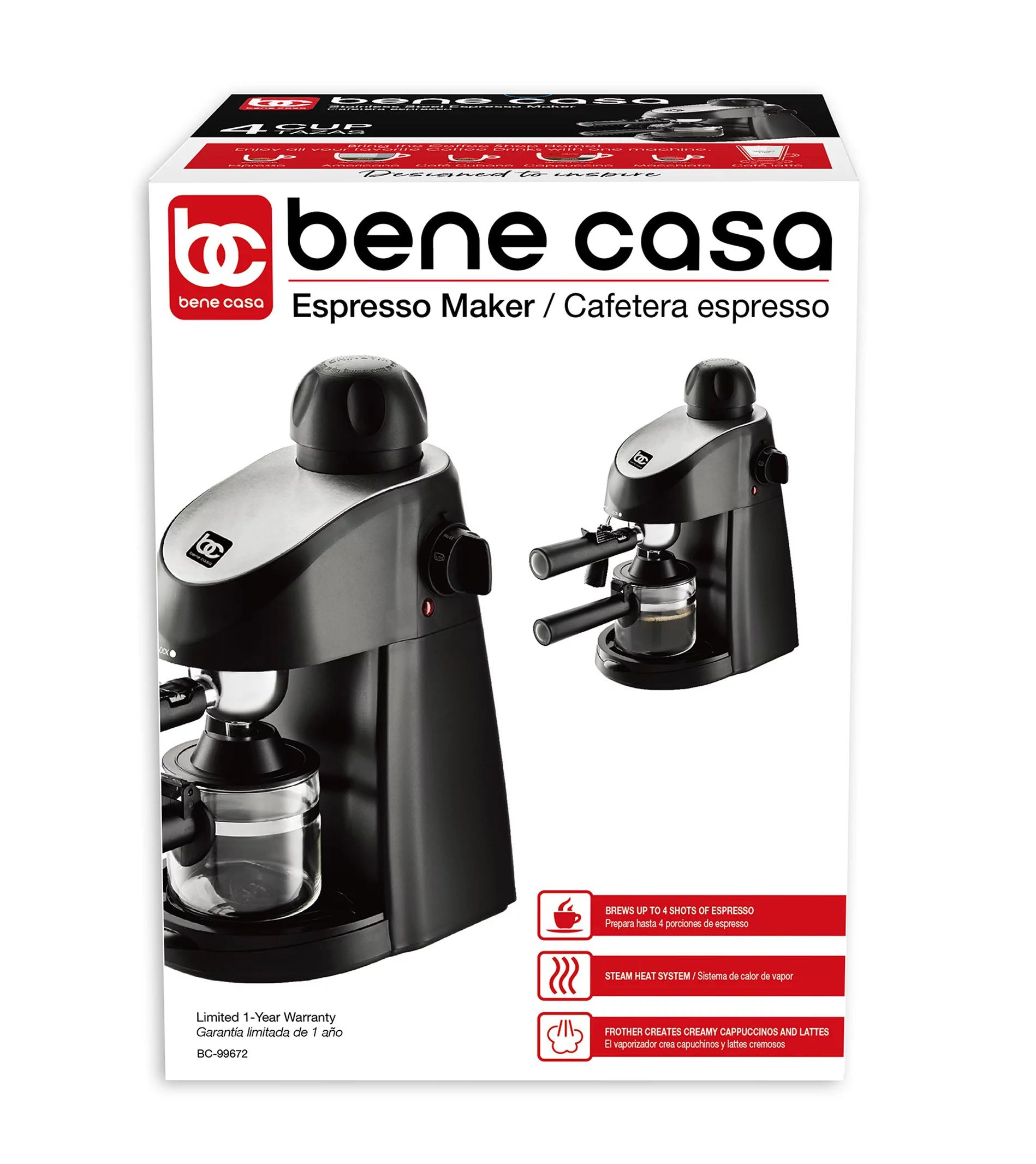 BC, Cafetera Elétrica, 4 Tazas