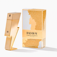 Carolina Herrera Bad Boy Gold Fantasy Eau de Parfum Électrique, Perfume Hombre 3.4 Oz