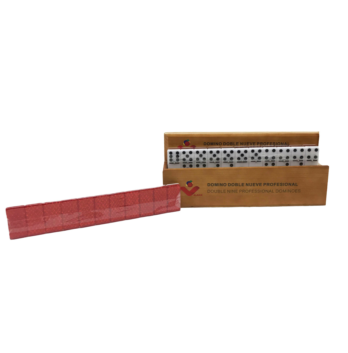 Domino Double Nine Professional, Red