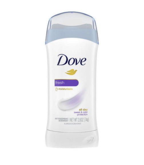 Dove, Desodorante Fresh, 2.6 oz