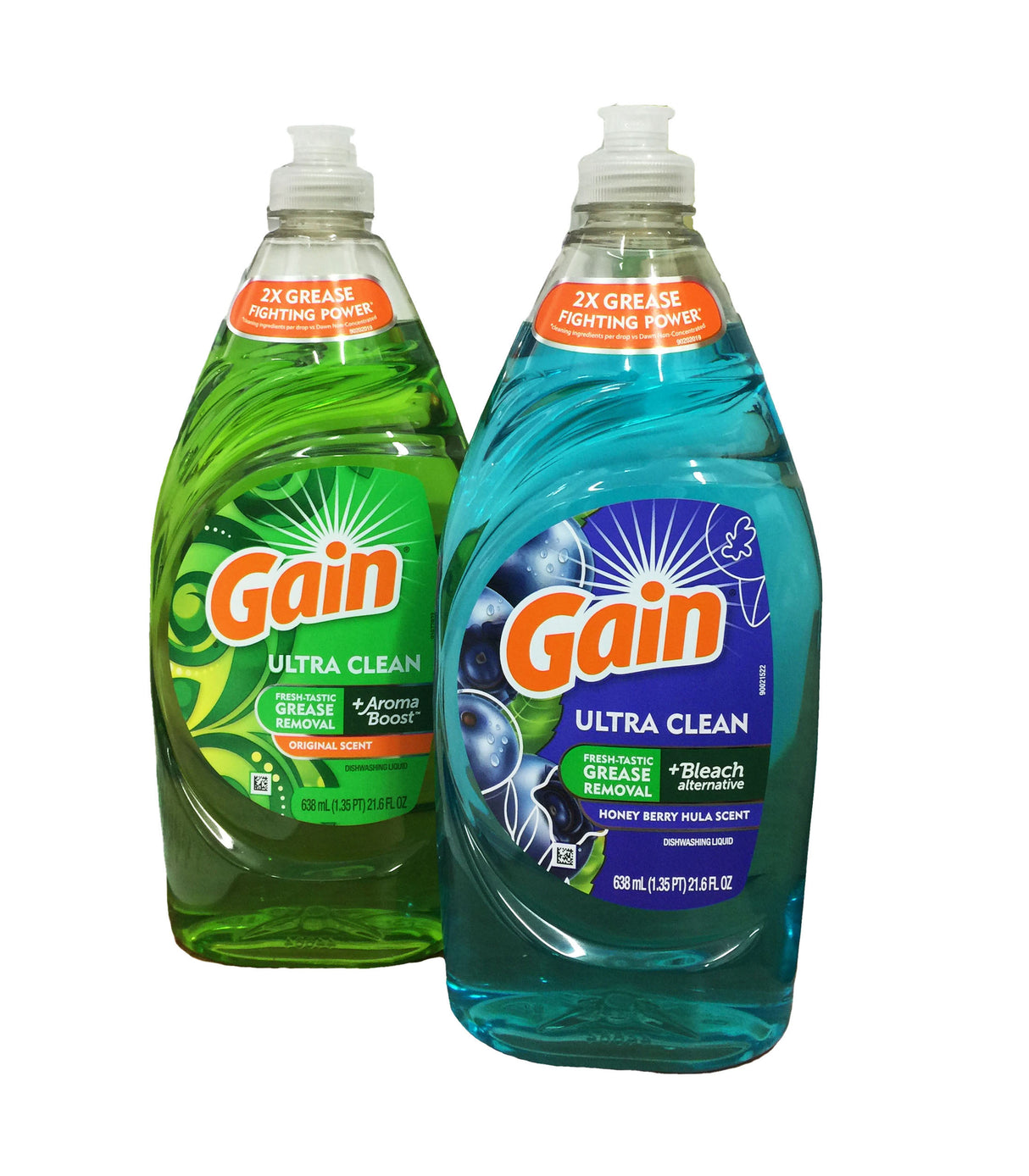 Gain, Liquid Scouring Detergents