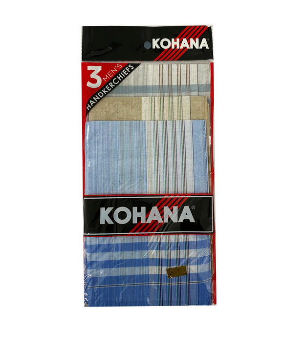Men's Handkerchiefs, 3 Pcs
