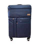 New York XXXpress, Fabric Suitcase Set, Navy