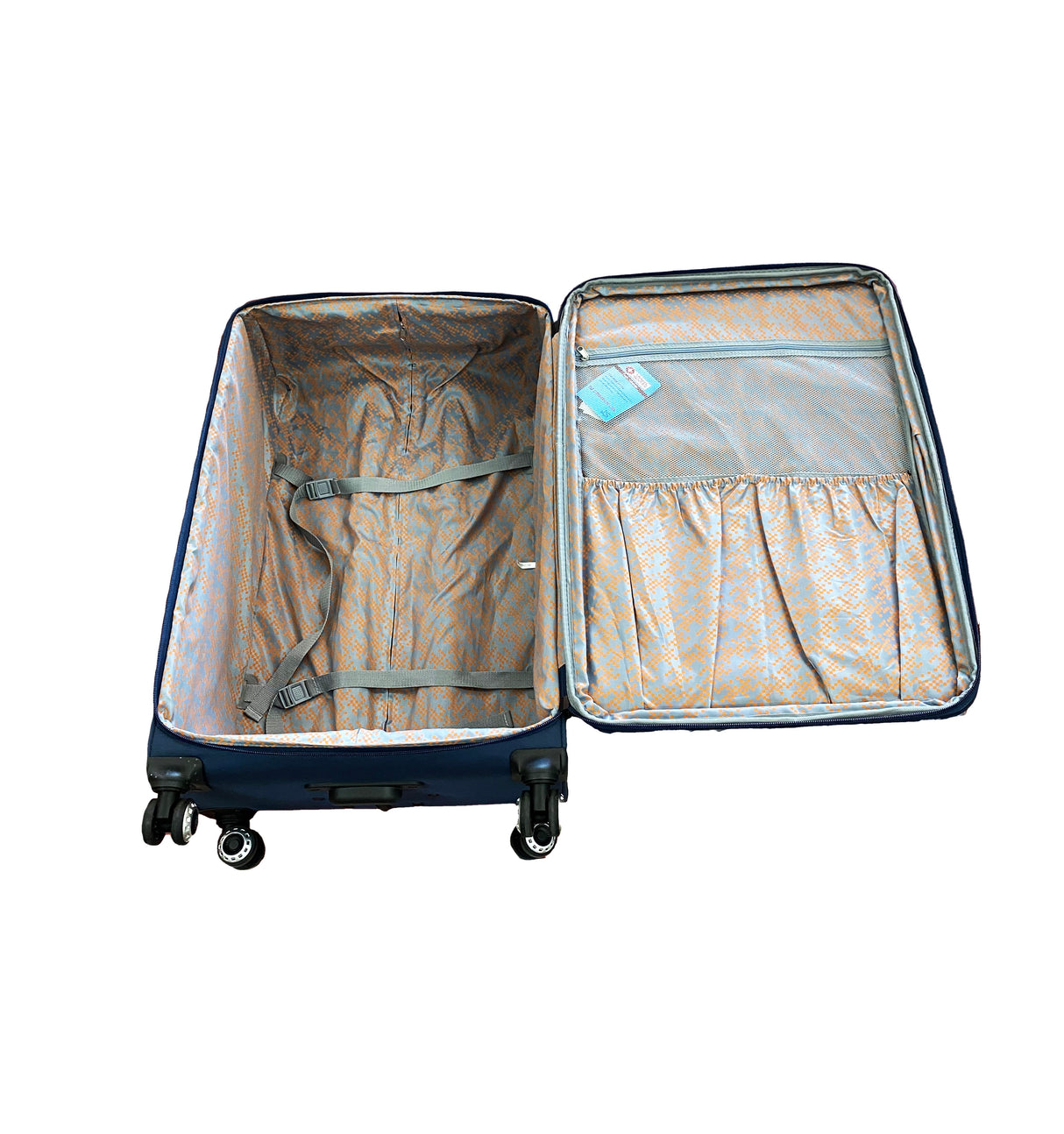 New York XXXpress, Fabric Suitcase Set, Navy