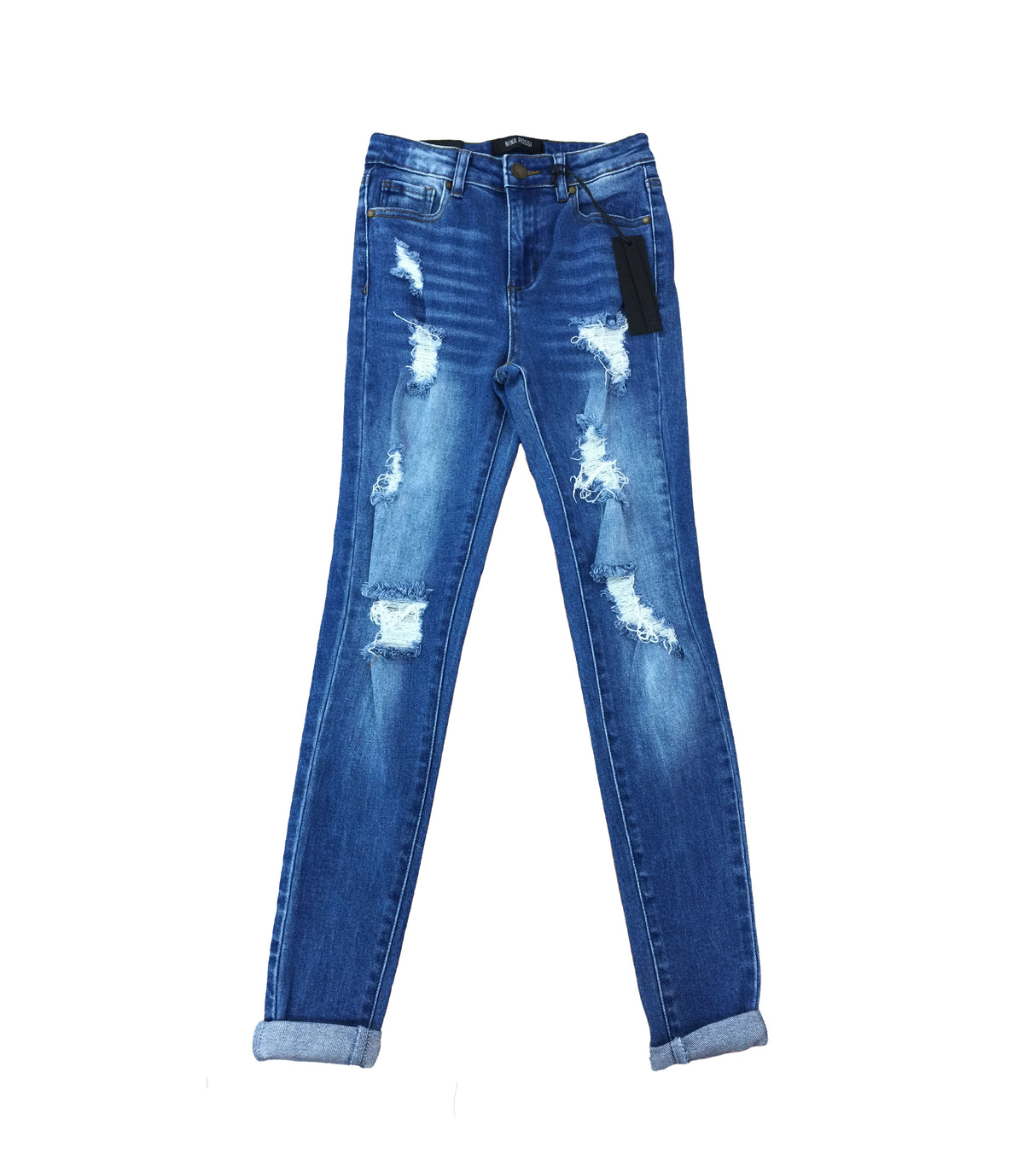 Nina Rossi, Jeans Medium Blue de Mujer