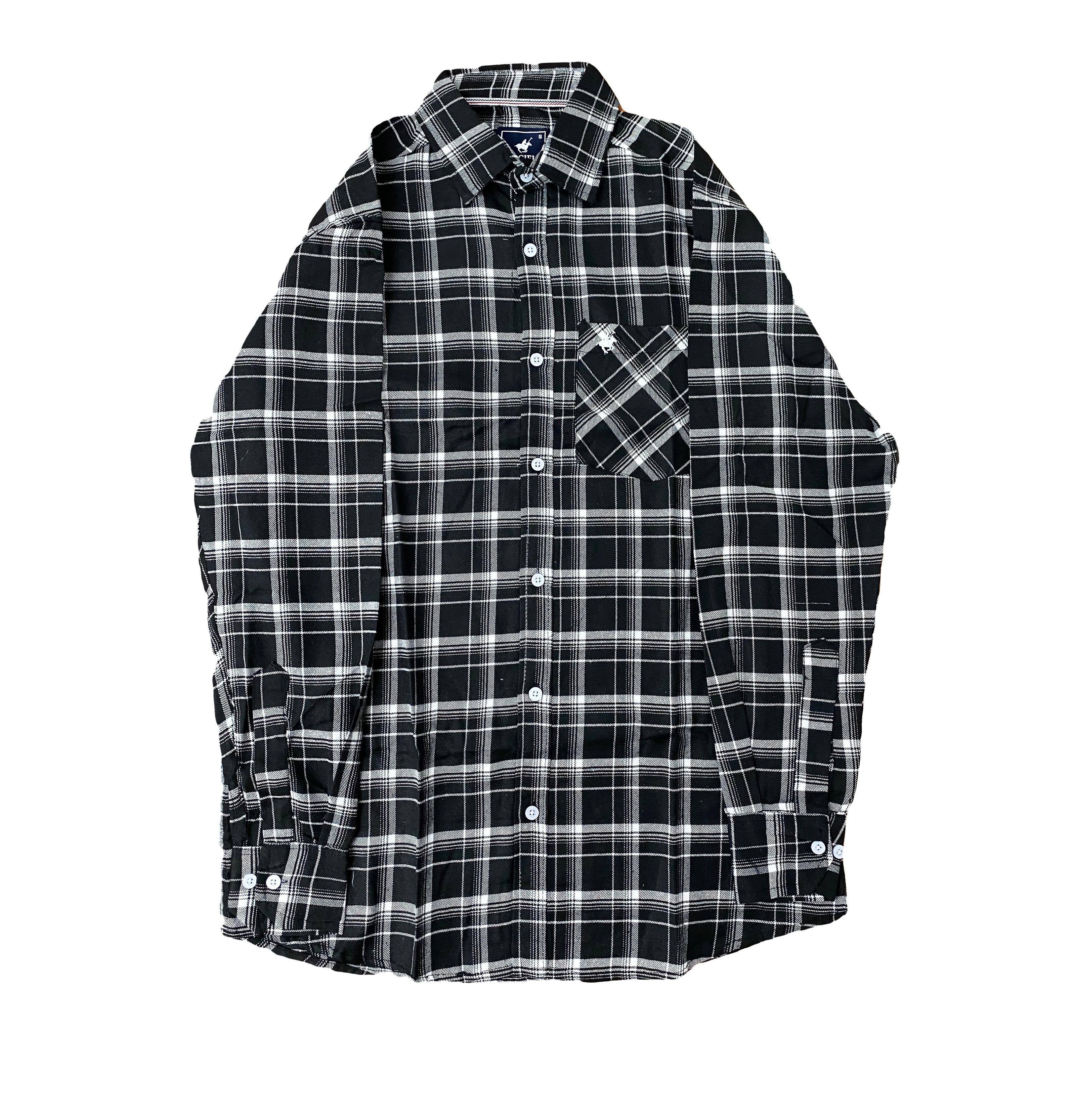 Camisa de Cuadros Mangas Largas