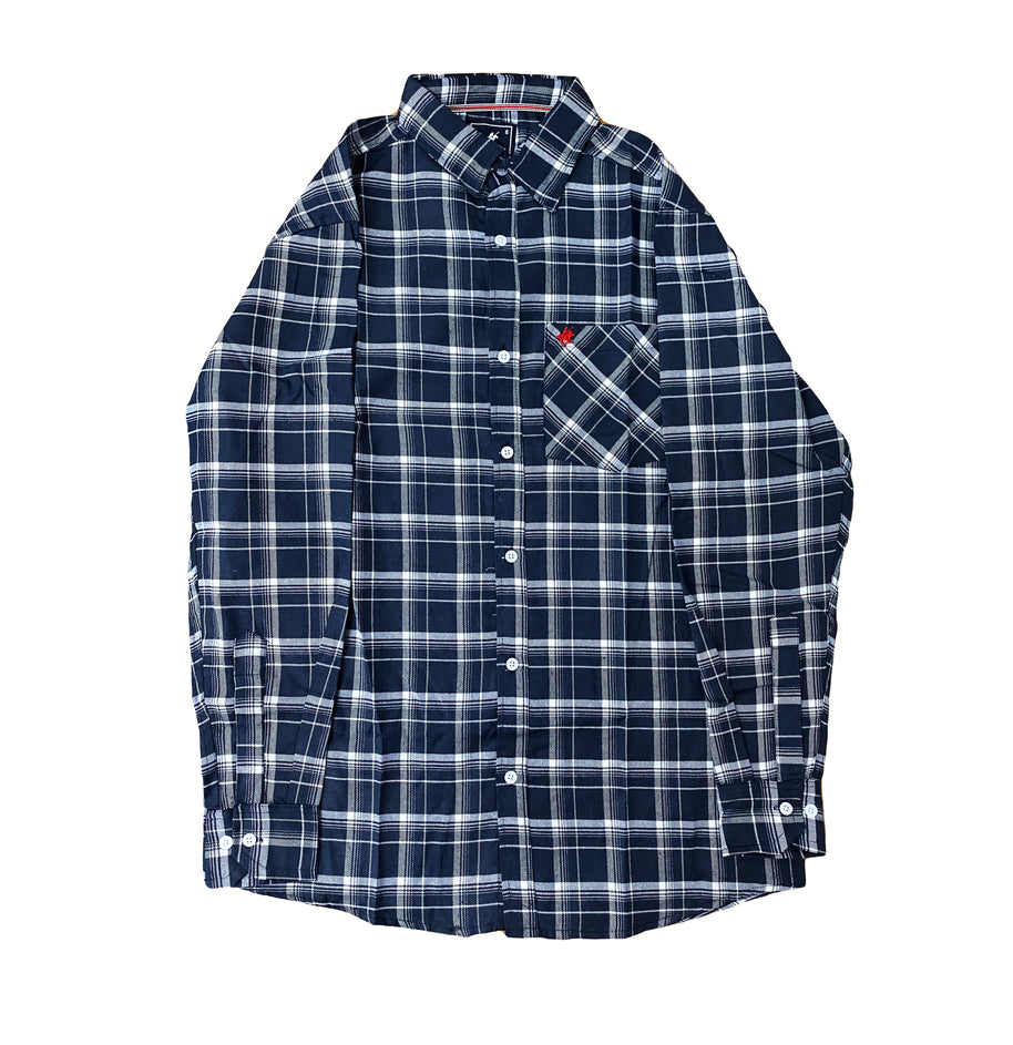 Camisa de Cuadros Mangas Largas