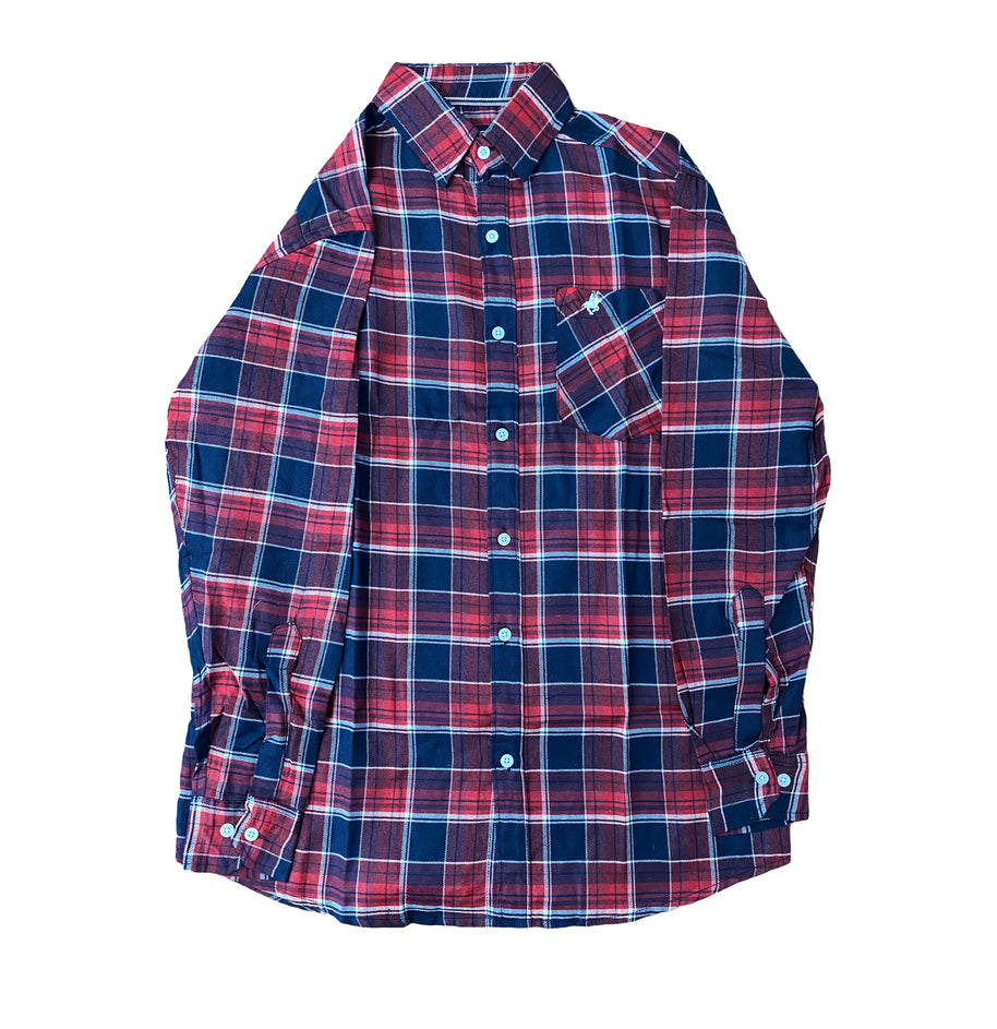 Camisa de Cuadros Mangas Largas