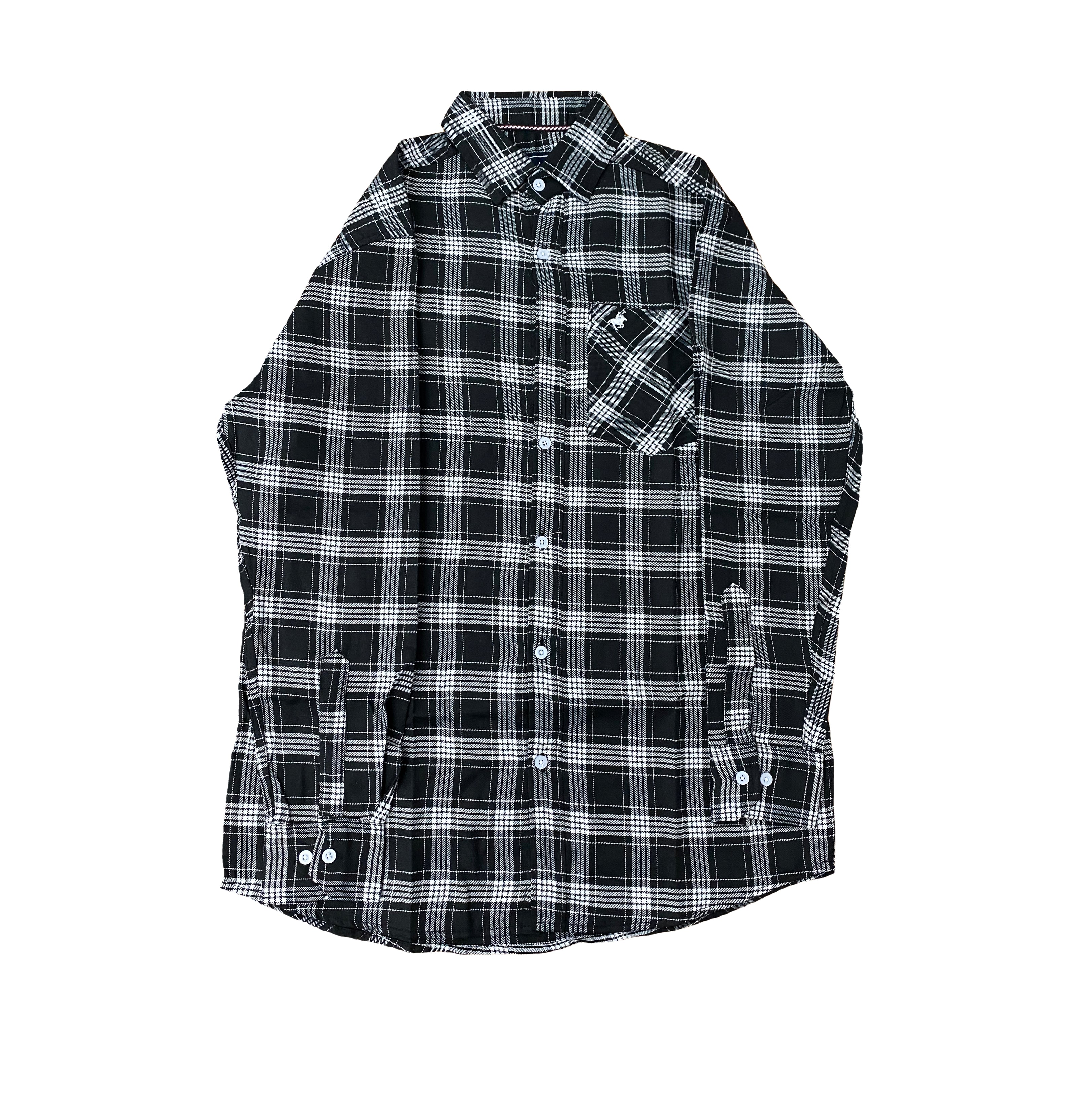 Camisa de Cuadro Mangas Largas
