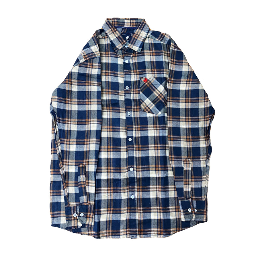 Camisa de Cuadro Mangas Largas