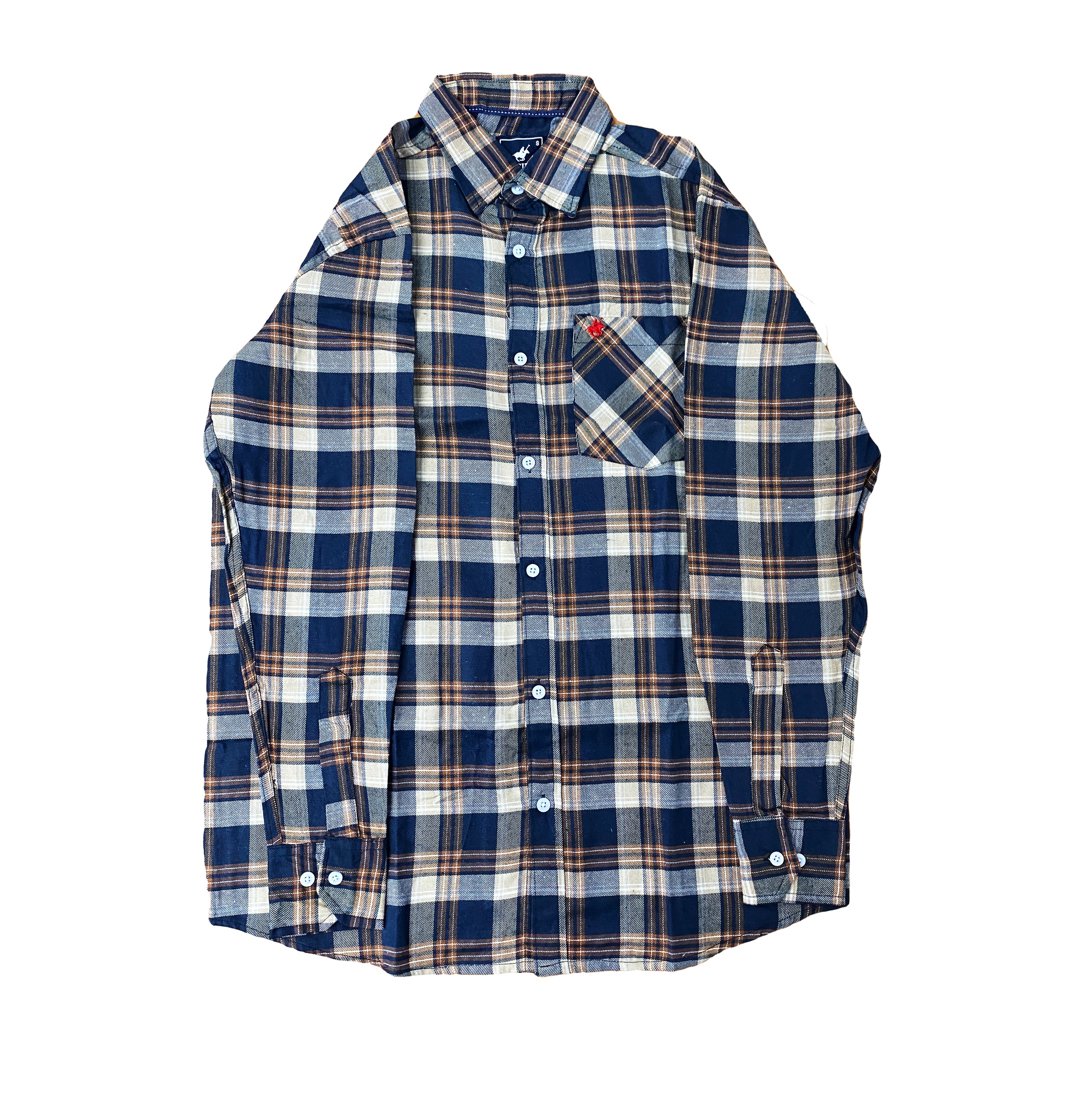 Camisa de Cuadro Mangas Largas