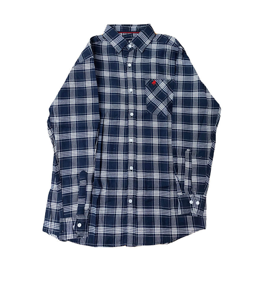 Camisa de Cuadro Mangas Largas