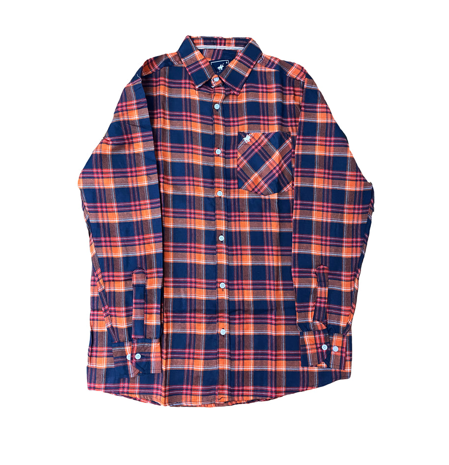 Camisa de Cuadro Mangas Largas