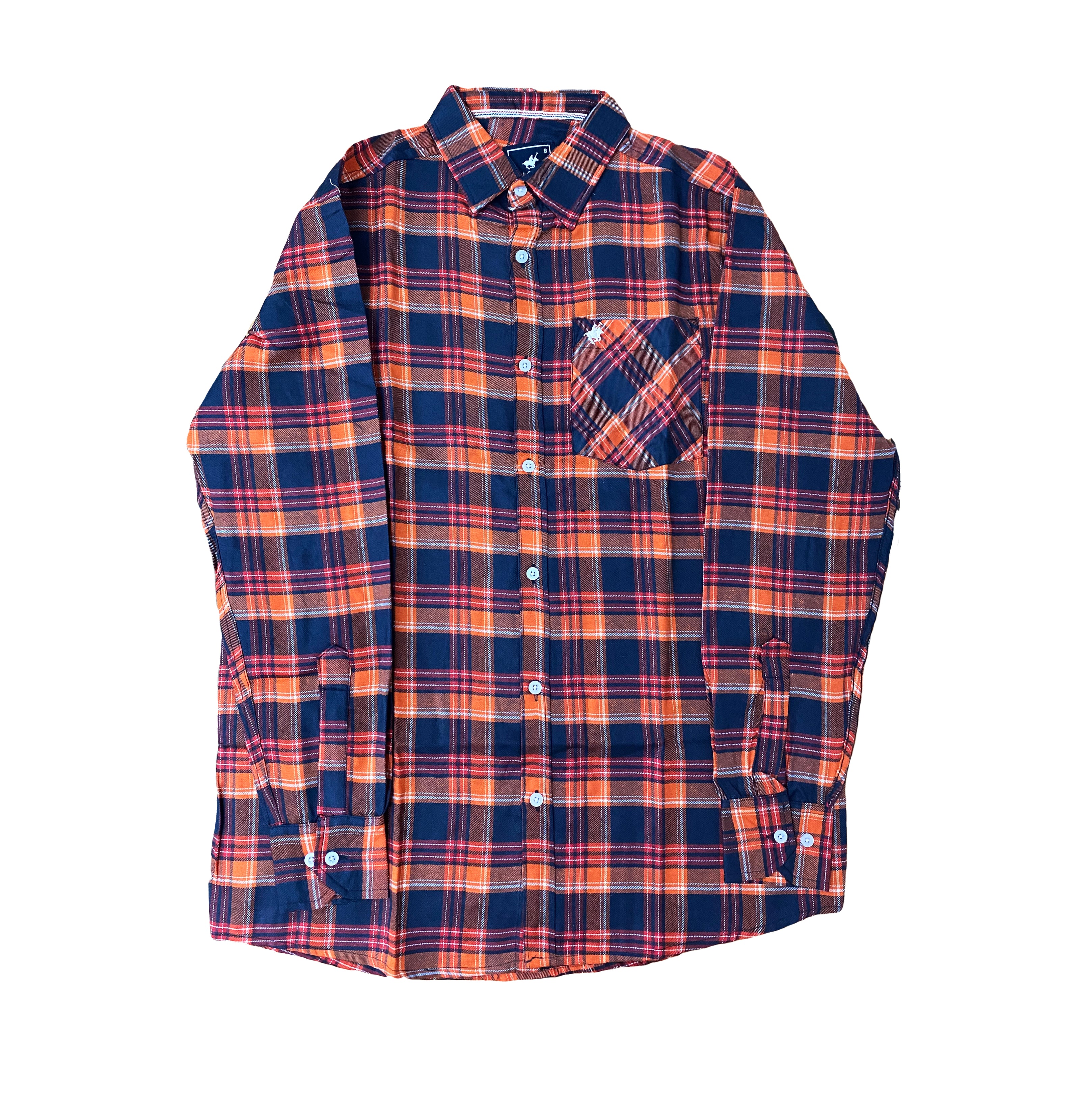Camisa de Cuadro Mangas Largas