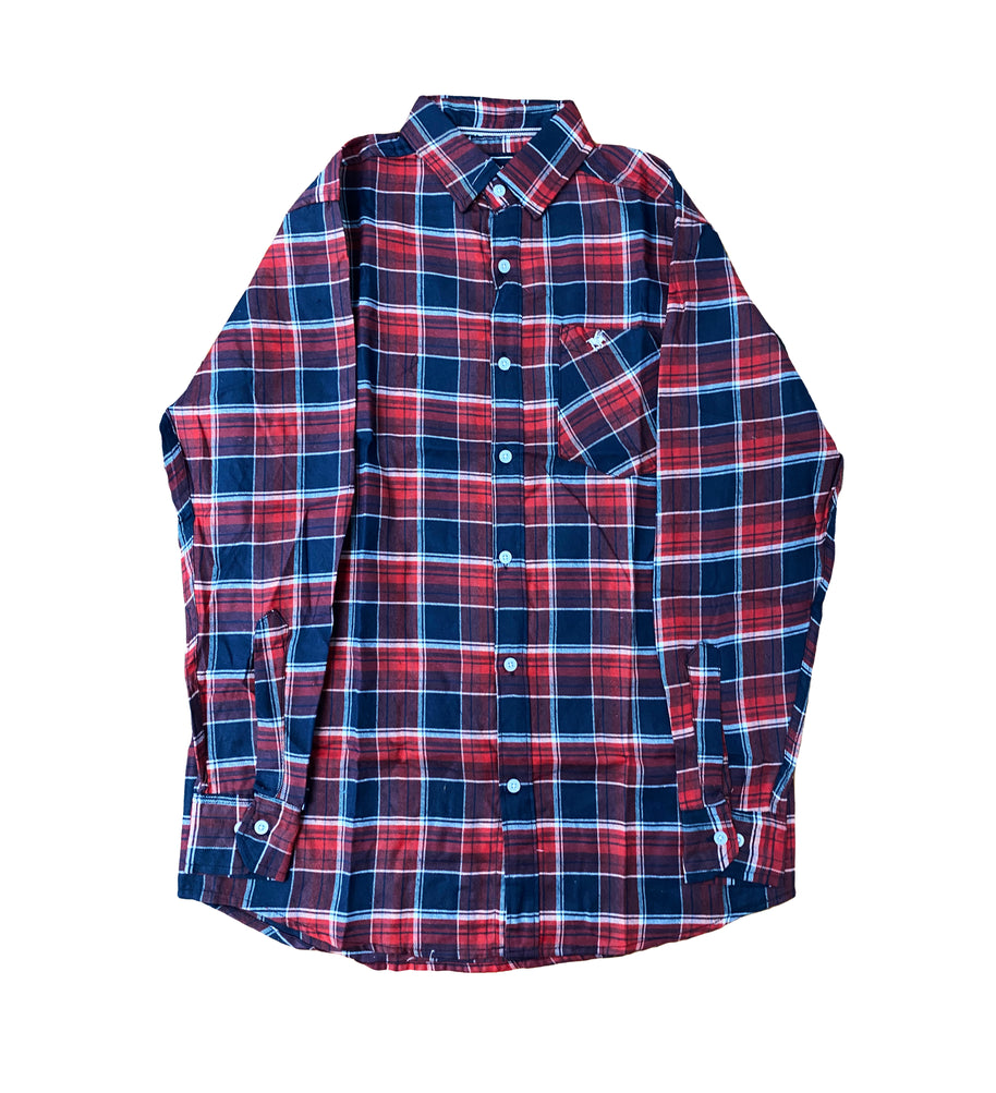 Camisa de Cuadro Mangas Largas