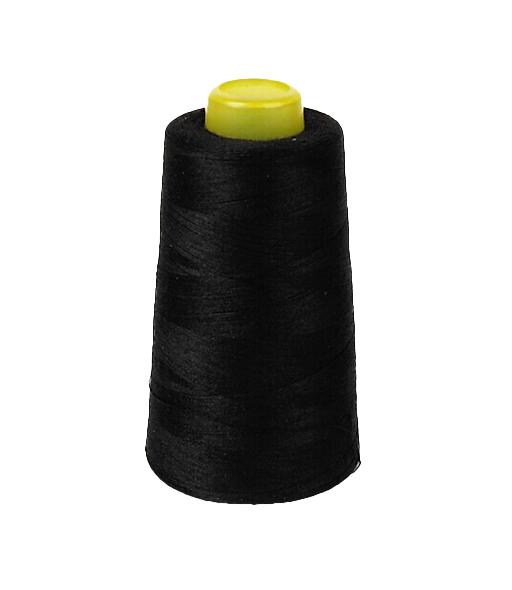 Cono de Hilo Negro, 100% Poliéster