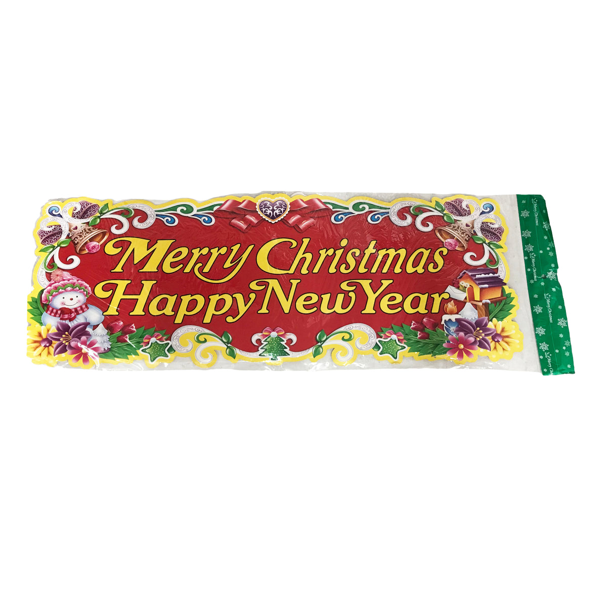 Adorno Decorativo de Navidad " Merry Christmas, Happy New Year"