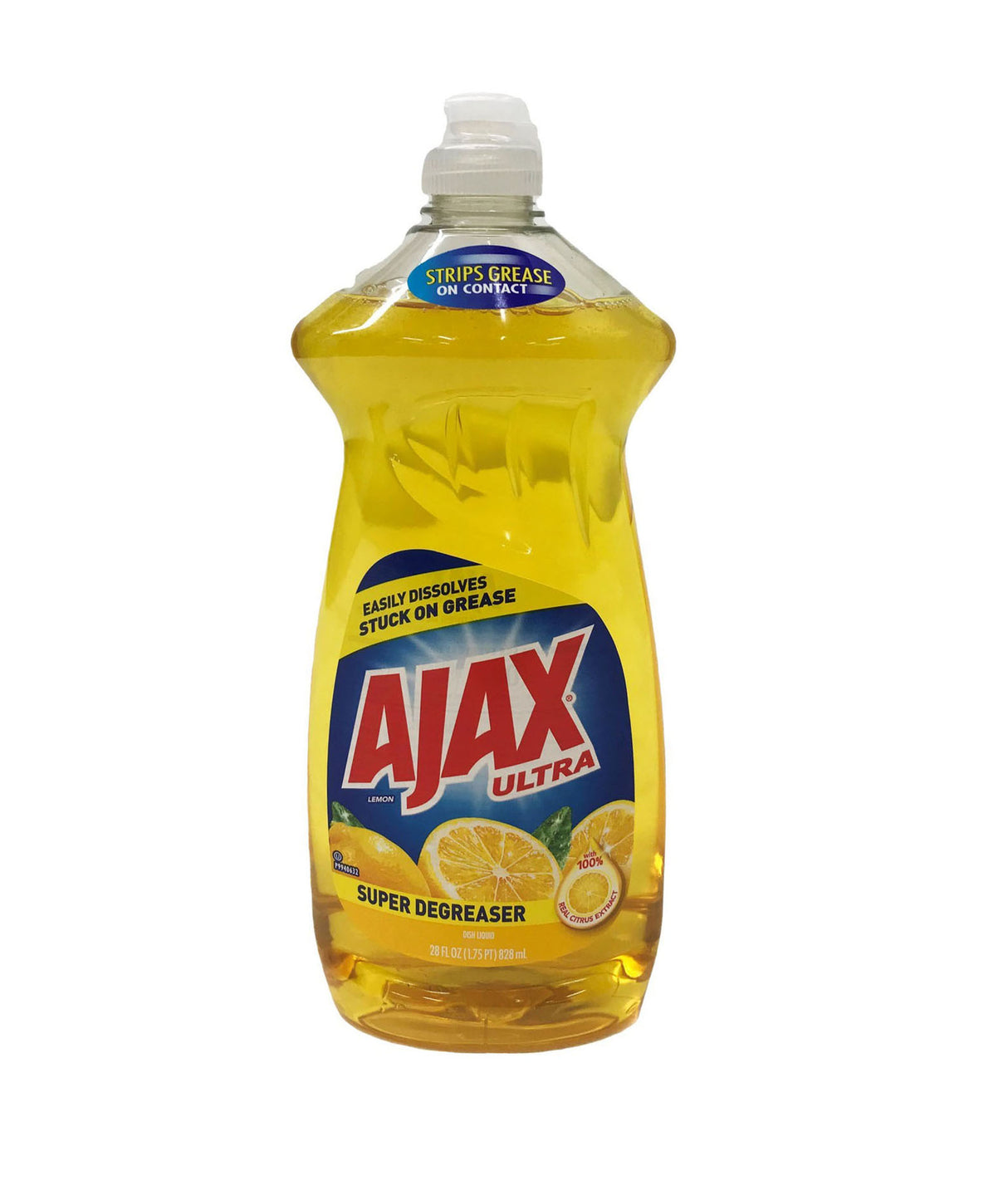 Ajax, Scrubbing Soap, Lemon Citrus, 28 oz
