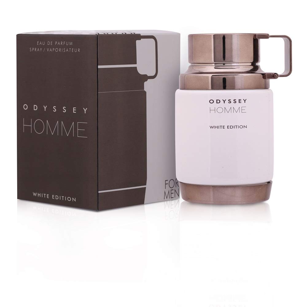 Armaf Odyssey Homme White Edition for Men Eau de Parfum Spray, 3.4 Ounce