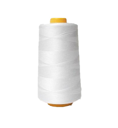 White Thread Cone, 100% Polyester
