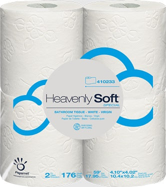 Heavenly Soft, Papel de Baño, 4 Rollos
