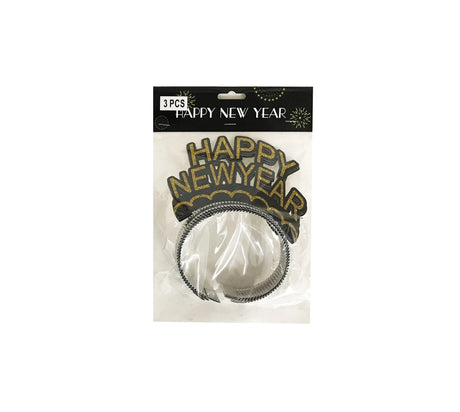 Tiaras de Happy New Year, 3 Pcs
